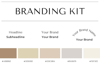 help develop your brand kit
