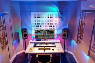design your recording studio interior and acoustic space