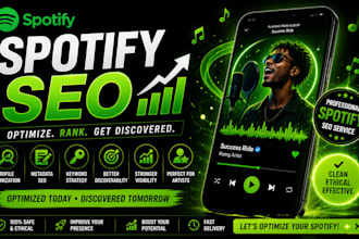 optimize your spotify profile with professional spotify SEO