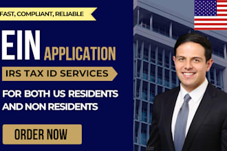 obtain irs ein tax id for US and non US residents in 24 hours