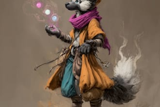 draw art of you furry characters