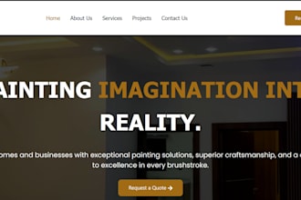 design a modern responsive business website or landing page