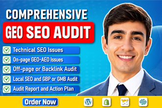 do a comprehensive website GEO and SEO audit with an action plan
