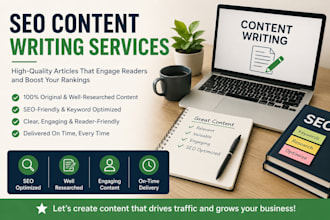 write seo optimized blog posts and articles