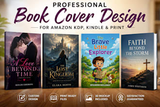 do book and ebook full cover design for christian book and daily devotional book