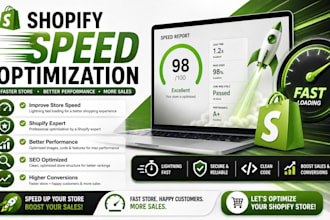 shopify store marketing, shopify store dropshipping, shopify speed optimization