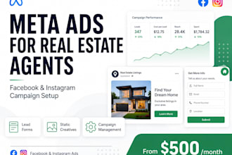 set up and manage facebook ads for real estate agents