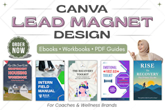 design lead magnet for coaches and wellness brands in canva