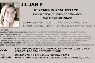 be your best transaction, listing coordinator and SMM in one