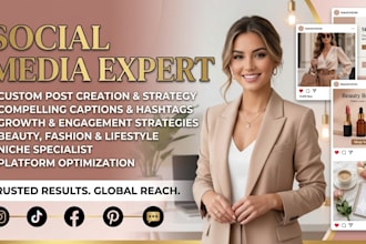 create social media posts and captions
