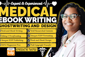 write medical ebook, nursing playbook, pharmacy, mental health, ebook writer