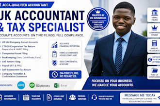prepare UK company accounts, file corporation tax ct600 and hmrc submission