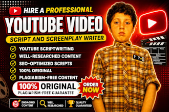write youtube video script