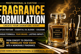 create custom fragrance formulation essential oil blends and cologne
