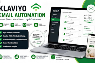 design klaviyo welcome flow post purchase win back email email automation