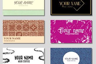 design a custom business card that will fit your brand