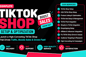 setup tik tok shop fix shopify tiktok shop, tik tok ads for shopify marketing