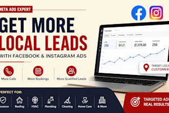 help local service businesses generate qualified leads via facebook, instagram
