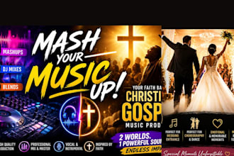do mash up for your christian song  and melody for you