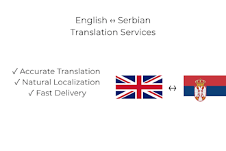 translate english to serbian and serbian to english manually