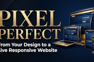 convert your figma adobe xd design into a responsive front end website
