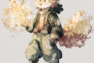 draw your furry or fursona character