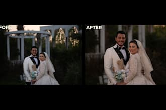 cull and edit your wedding photos in lightroom