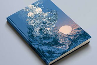 design professional mystery book cover for KDP and ebook