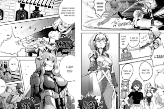 do anime manga comic book illustration nsfw comic page webtoon as a manga artist