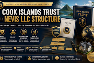 expertly design cook islands trust and nevis llc asset protection structure