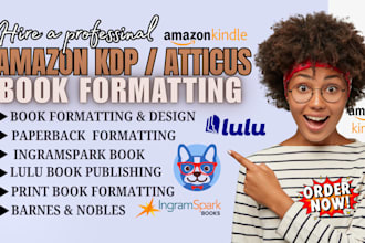 format epub book, atticus ebook lulu ingramspark manga book formatting for kdp