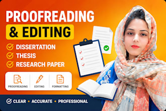 professionally edit, proofread, and format your academic document