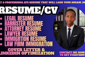 write lawyer, attorney, paralegal, and law firm ats resumes