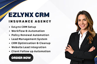 build ezlynx insurance CRM lead management client follow up renewal automation
