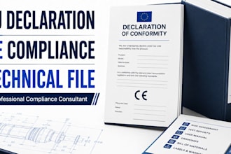 prepare eu declaration of conformity and ce compliance documentation