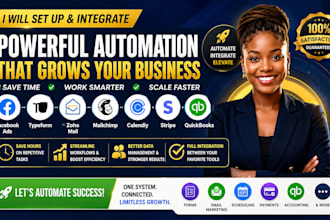 integrate facebookads typeform zoho mailchimp callendly stripe quickbooks