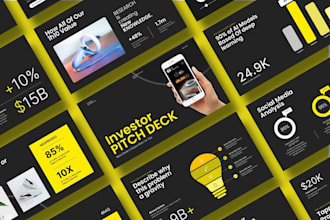 design powerpoint presentation investor pitch deck design startup deck design