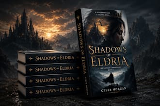 design a professional book cover for amazon KDP, kindle and print book cover