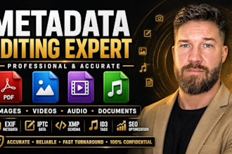 do metadata editing, video, images, document, audio, and bulk file arrangement