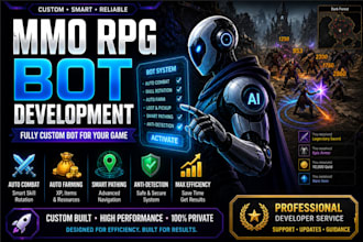 develop advanced game automation and anti cheat systems for mmos