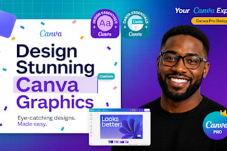 be your professional canva designer