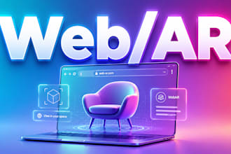 develop webar experience using qr code and webxr