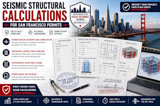 run seismic structural calculations for san francisco building permits