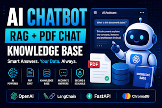 build ai chatbot with rag and PDF knowledge base