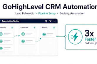 set up gohighlevel CRM automation and workflow for agency