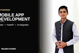 build ai powered flutter mobile app with fastapi or aiagent