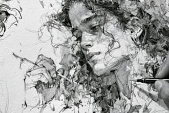 draw sketch pencil style illustration