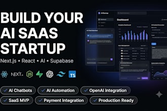 develop ai saas application with nextjs and supabase