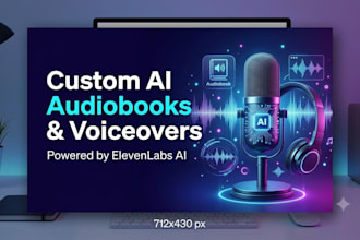 create custom ai audiobook and voiceovers with elevenlabs