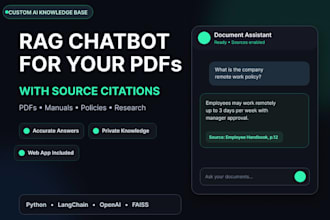 build a rag chatbot for pdfs with citations